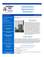 Click to view our Spring and Summer 2011 Newsletter