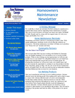 Click to view our Winter 2011 Newsletter